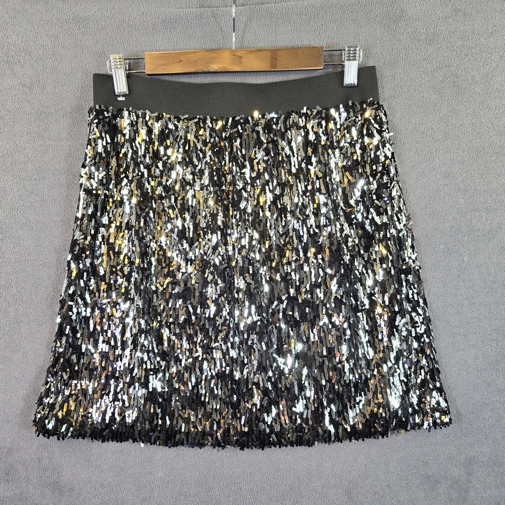 Source Unknown Glittering Black and Silver Mini S… - image 2